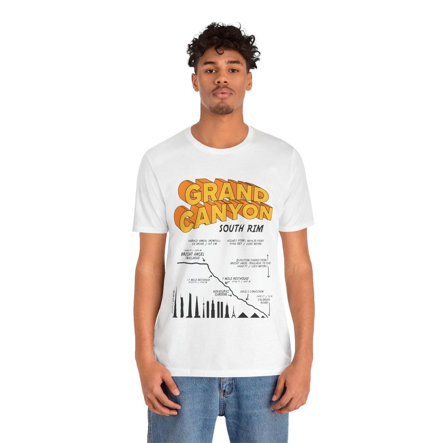 Grand Canyon South Rim Unisex Jersey Short Sleeve Tee
