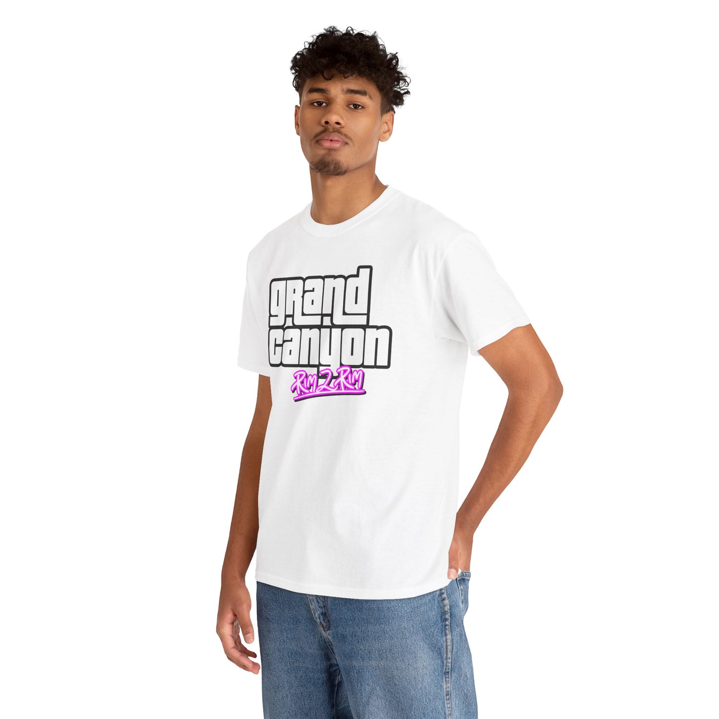 Grand Canyon Rim 2 Rim Unisex Heavy Cotton Tee