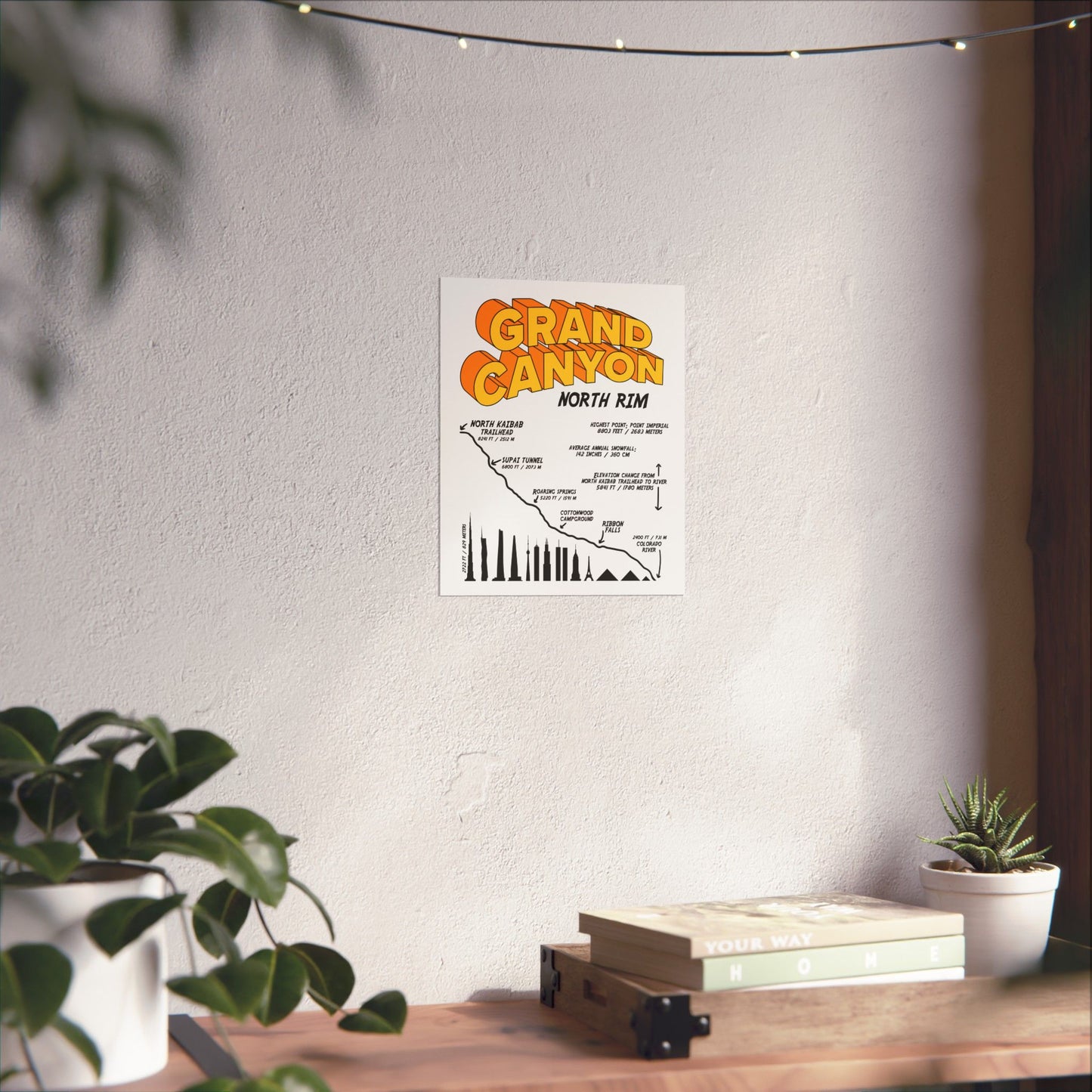 Grand Canyon North Rim Premium Matte Vertical Poster