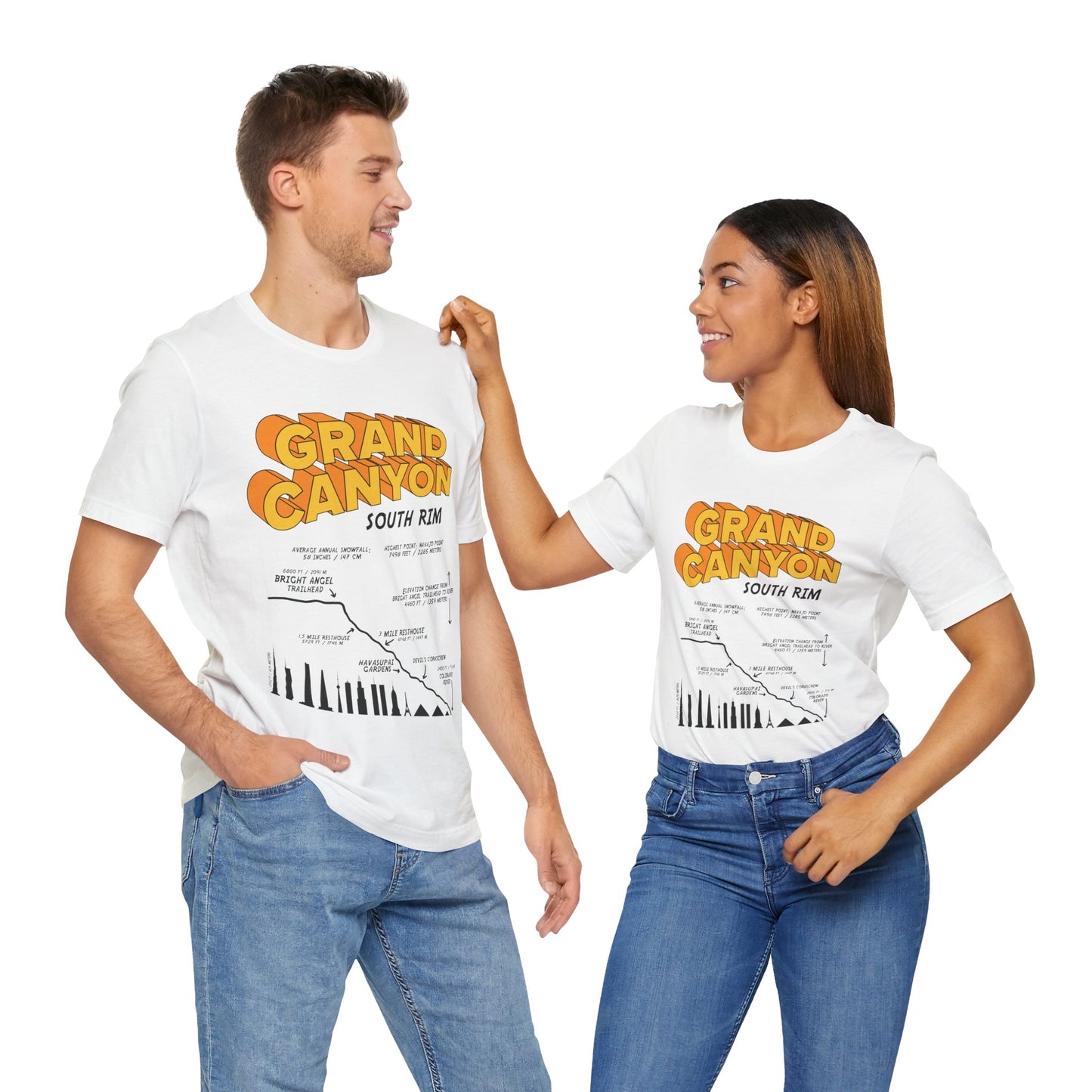 Grand Canyon South Rim Unisex Jersey Short Sleeve Tee