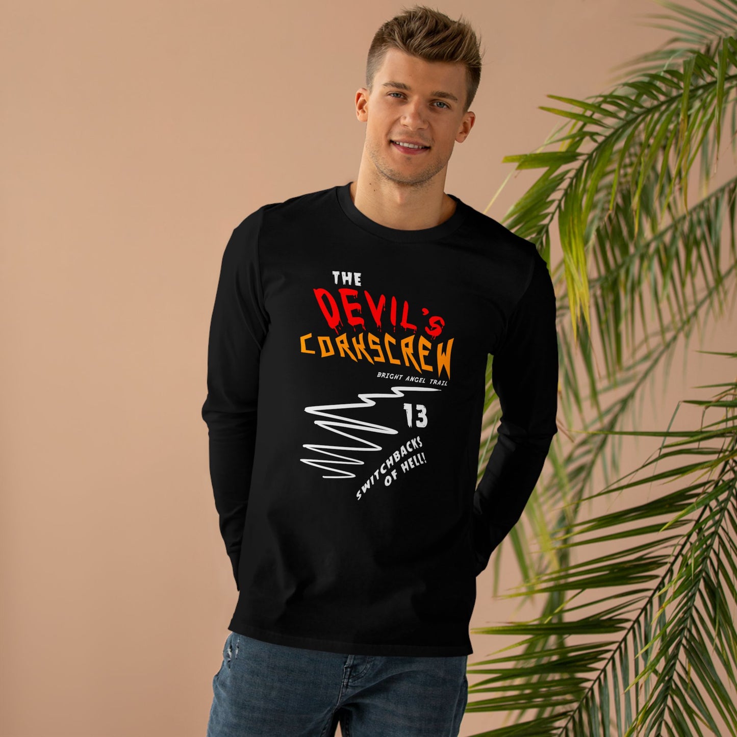 Devil's Cork Screw Bright Angel Trail Men’s Base Longsleeve Tee