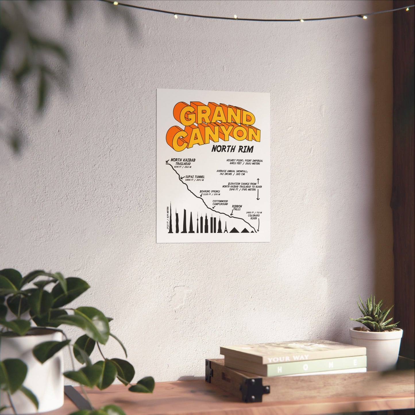 Grand Canyon North Rim Premium Matte Vertical Poster