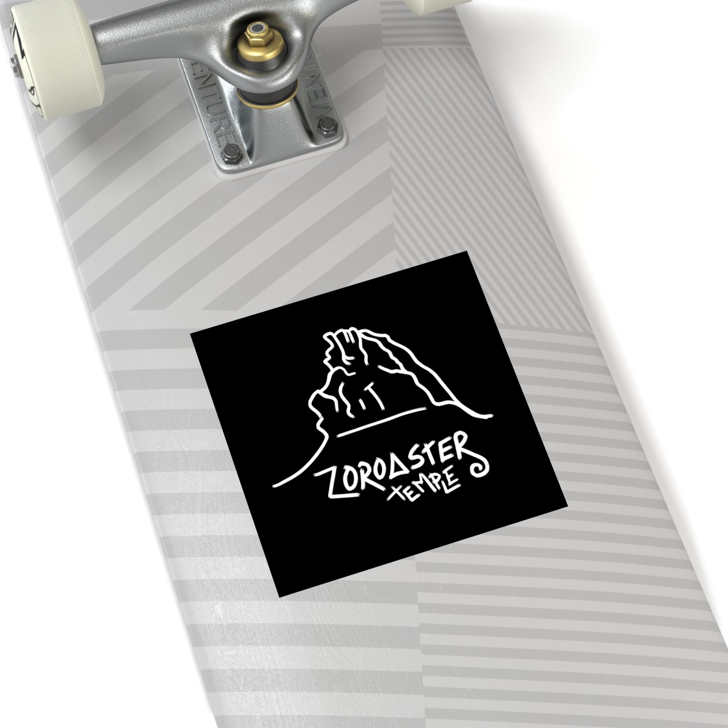 Zoroaster Temple Square Stickers, Indoor\Outdoor