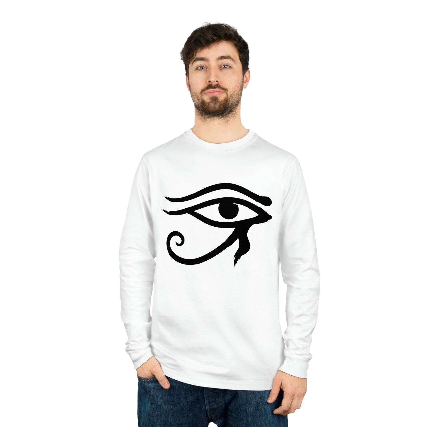 Eye of Ra Unisex Shifts Dry Organic Long Sleeve Tee