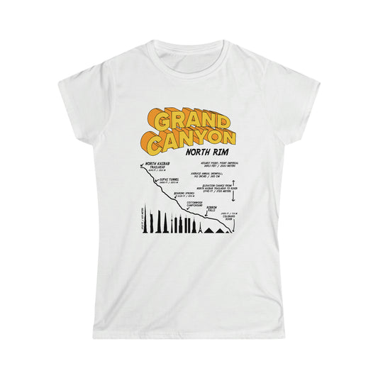 Grand Canyon North Rim Women's Softstyle Tee