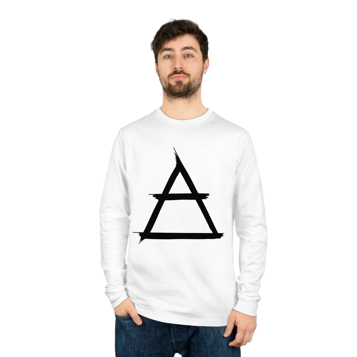 Air symbol Unisex Shifts Dry Organic Long Sleeve Tee