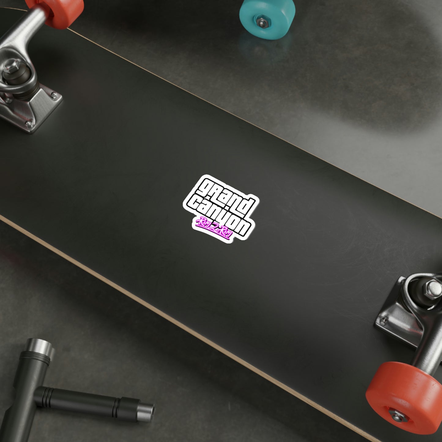 Grand Canyon Rim 2 Rim (GTA Parody) Die-Cut Stickers