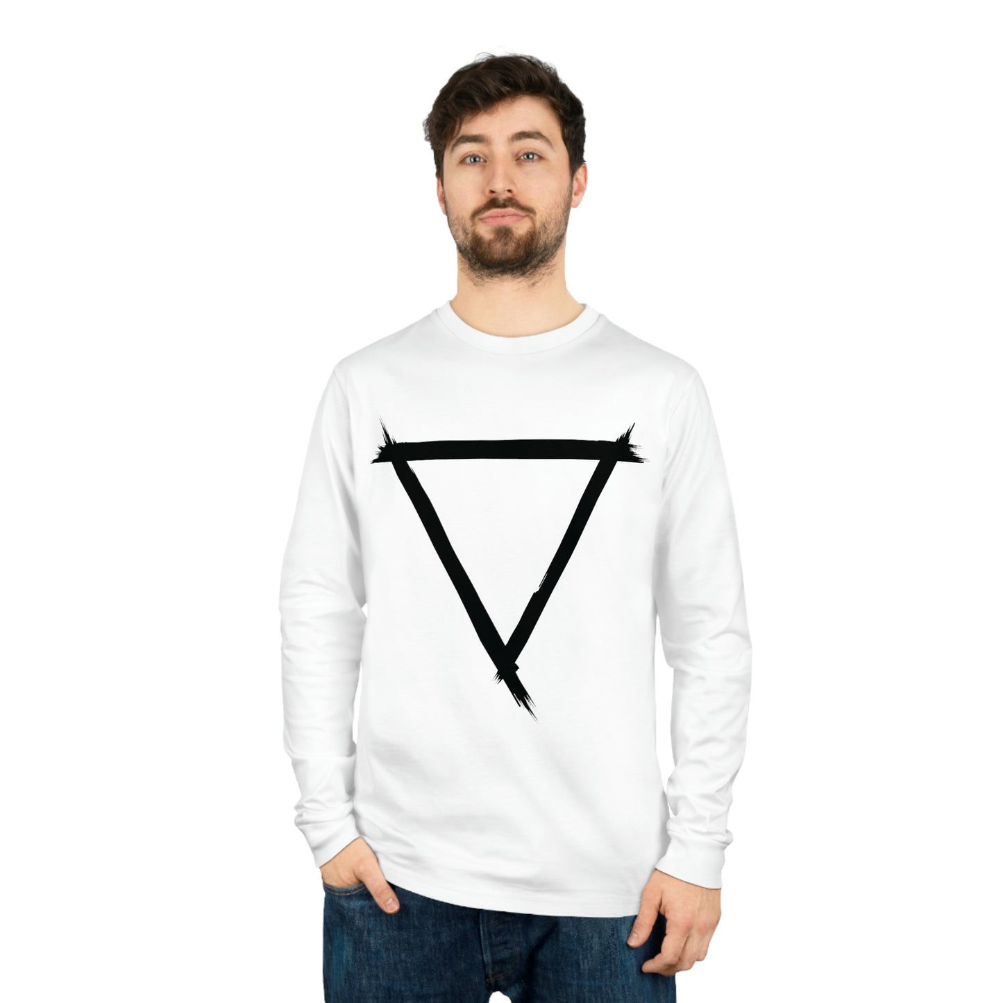 Water symbol Unisex Shifts Dry Organic Long Sleeve Tee
