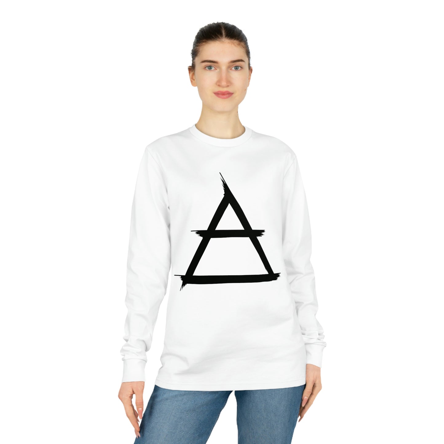 Air symbol Unisex Shifts Dry Organic Long Sleeve Tee