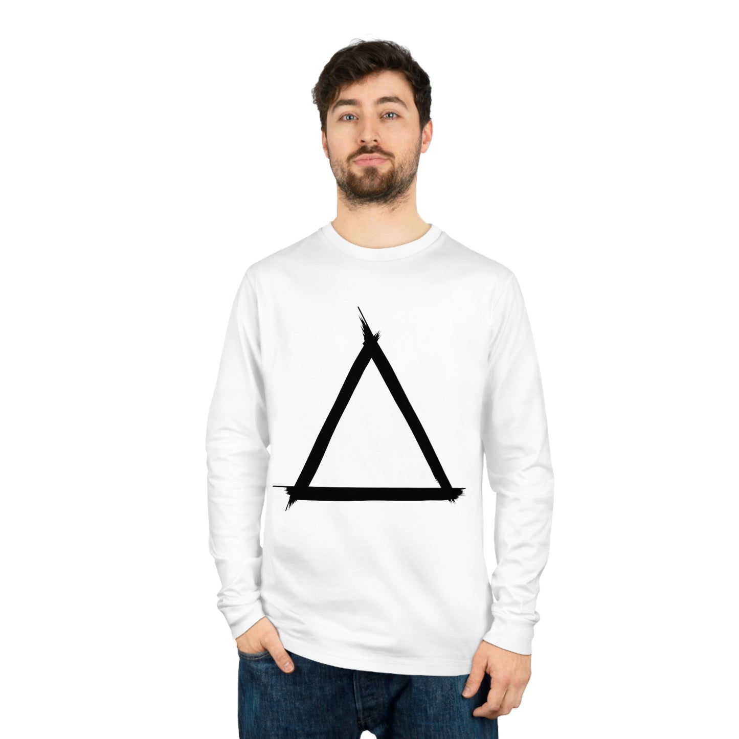 Fire symbol Unisex Shifts Dry Organic Long Sleeve Tee