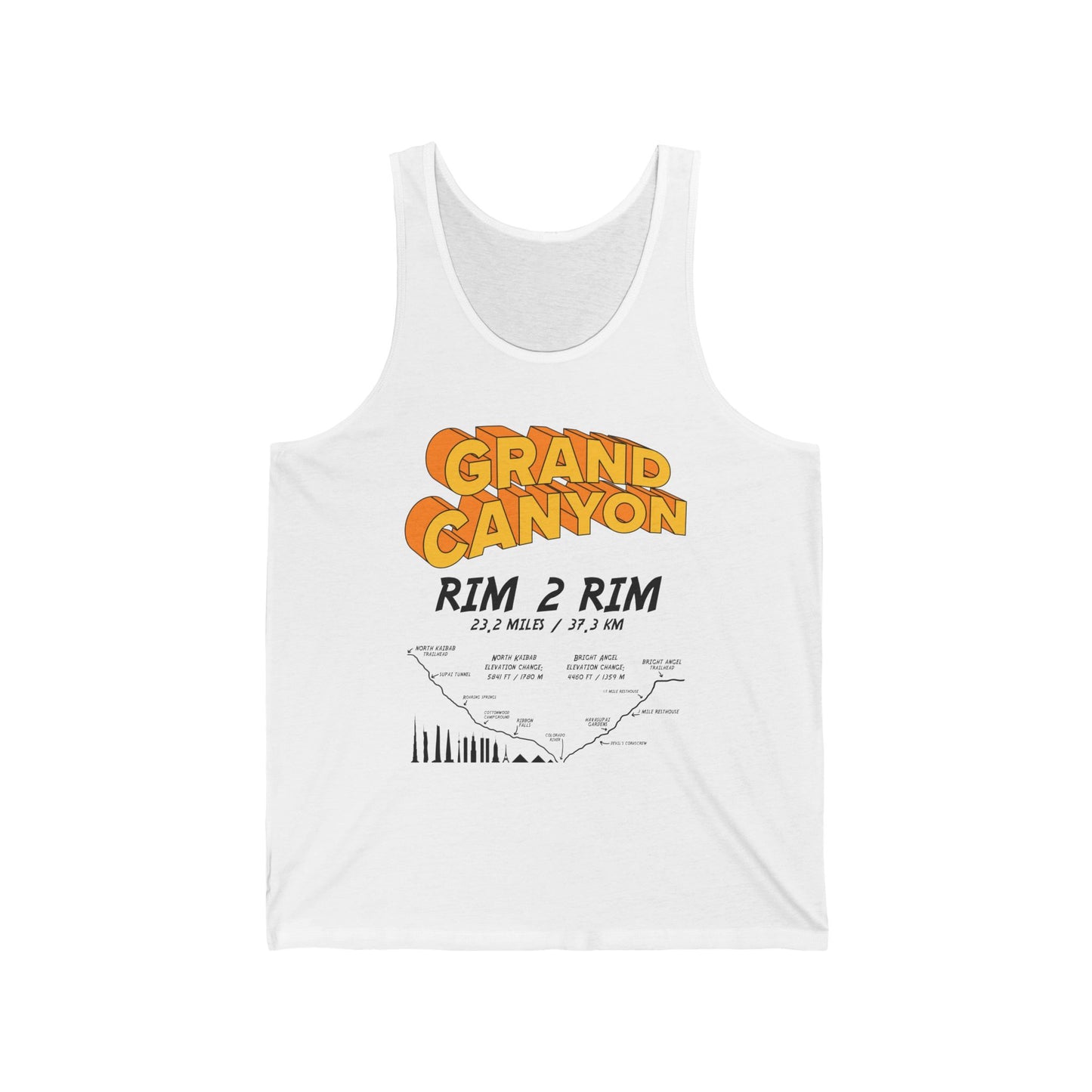 GC Rim 2 Rim NK and BA Unisex Jersey Tank